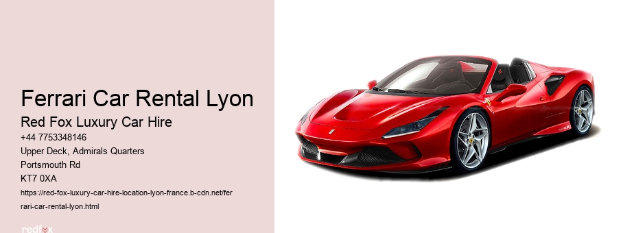 Ferrari Car Rental Lyon